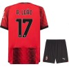 Maglia ufficiale AC Milan R. Leao 17 Casa 2023-24 per Bambino